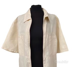 Camicia blazer lino cotone unisex giacca