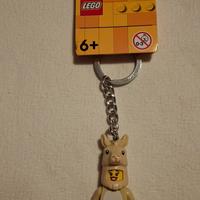 Portachiavi LEGO omino con copricapo da lama