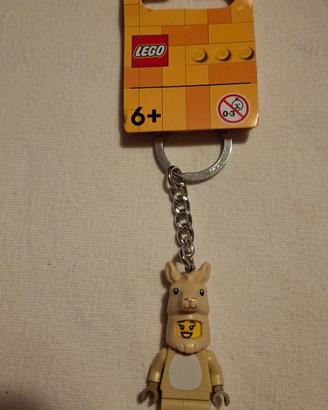 Portachiavi LEGO omino con copricapo da lama