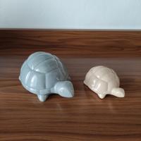 Coppia tartarughe ceramica Fontebasso Tognana 
