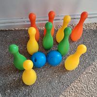 Gioco 10 birilli 2 palline bowling
