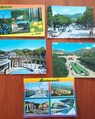 Cartoline Abetone, Montecatini e Montevarchi 
