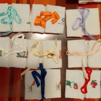 porta tovaglioli e sacchettini per cassetti ricama