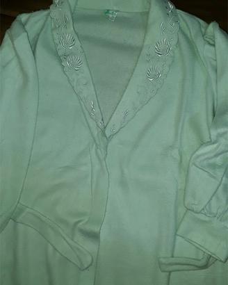 VESTAGLIA donna BUFRI taglia 52 verde Italy NEW