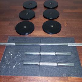 BILANCERE MANUBRI  DISCHI PALESTRA 