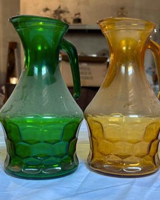 Set 4 Brocche di vetro vintage