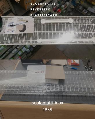 scolapiatti con e senza sgocciolatoio