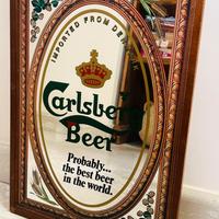 Specchio pubblicitario vintage CARLSBERG BEER