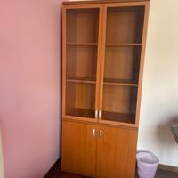 Mobile libreria con vetrina