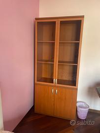 Mobile libreria con vetrina