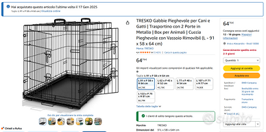 KENNEL per taglia media