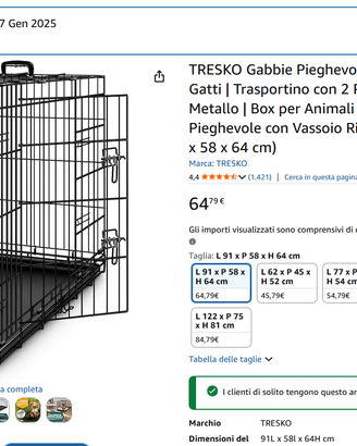KENNEL per taglia media