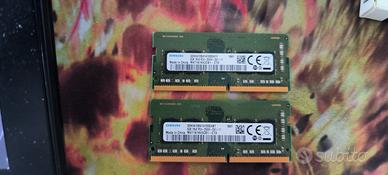 Coppia RAM DDR4 16GB (2x8GB) Laptop Samsung 2666MH