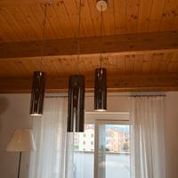 Lampadario pendente cromato di pregio Metal Spot