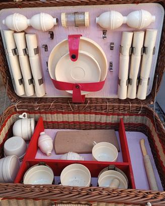 Cestino Pic nic vintage inglese anni 50 Brexton