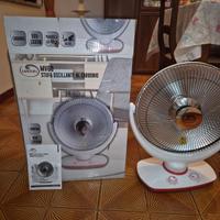Stufa alogena al carbonio oscillante
