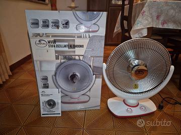 Stufa alogena al carbonio oscillante