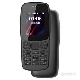 NOKIA 106 2G DUAL SIM DISPLAY 1.8" BLACK