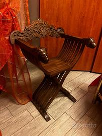 Sedia pieghevole Savonarola