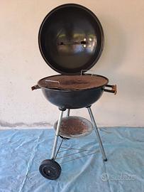 Barbecue tondo con coperchio