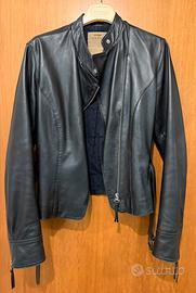 Giacca in vera pelle nera Combipel originale