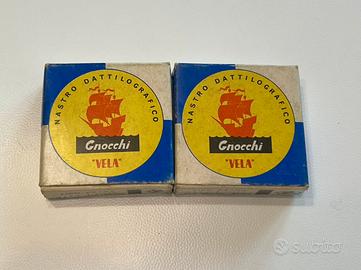 Nastro Dattilografico Gnocchi “Vela” Nero Fisso