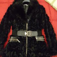 pelliccia sintetica nera 