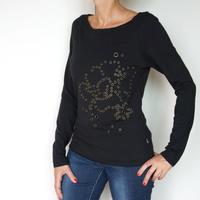 Maglia nera traforata KRIZIA JEANS seconda mano