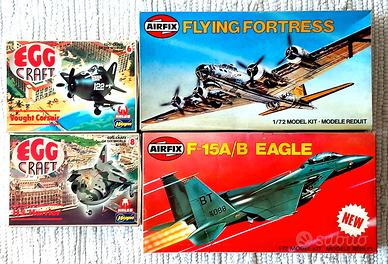 Aereo modellismo 4 scatole costruzioni anni '80