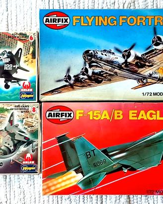 Aereo modellismo 4 scatole costruzioni anni '80