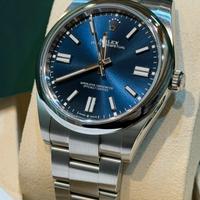 Rolex OP 124300 Nuovo 12/2025 41mm Blu Soleil Full