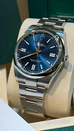 Rolex OP 124300 Nuovo 12/2025 41mm Blu Soleil Full