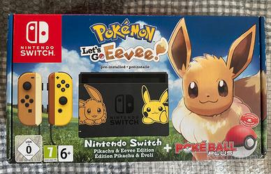 Nintendo Switch Pokemon let’s go Eevee NUOVA