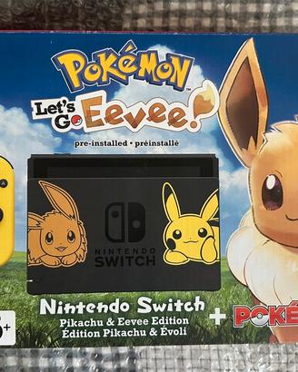 Nintendo Switch Pokemon let’s go Eevee NUOVA
