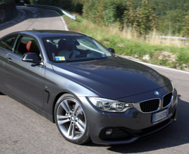 BMW 420d coupe nera con motore B47