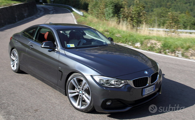 BMW 420d coupe nera con motore B47