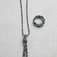 Set Collana a Cravatta e Bracciale Coordinato con 