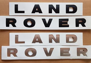 Scritte auto LAND ROVER
