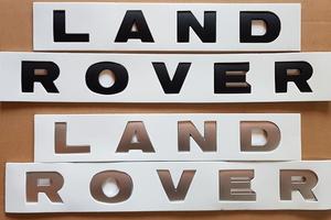 Scritte auto LAND ROVER