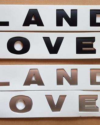 Scritte auto LAND ROVER