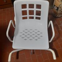 sedia facilitatrice da bagno per disabili