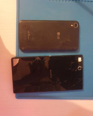 sono xperia z ultra e lg x power usati