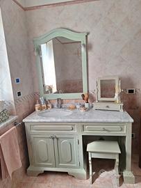 mobile bagno in legno(fatto artigianalmente)