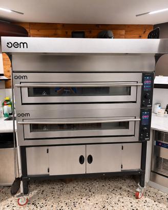 FORNO PROFESSIONALE PIZZA doppia camera + vapore