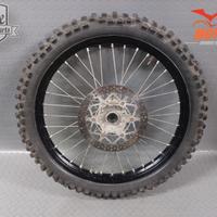 RUOTA ANTERIORE YAMAHA YZ YZF 21 nera con crepa