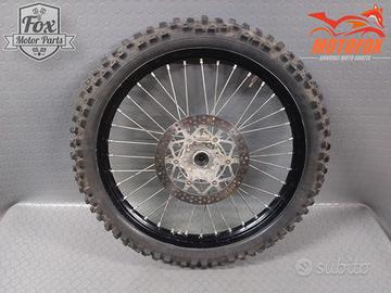 RUOTA ANTERIORE YAMAHA YZ YZF 21 nera con crepa