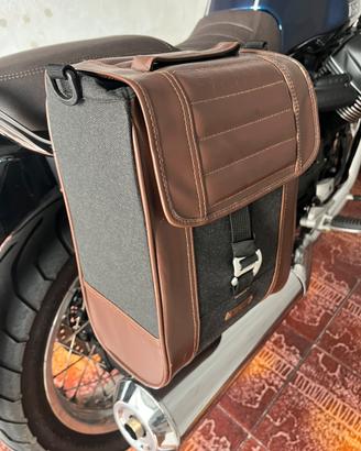 Borse Laterali Cafè Racer Shad SR38 Marrone