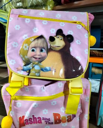 zaini scuola Masha e orso 
