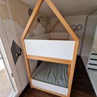 Letto a castello in legno