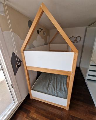 Letto a castello in legno